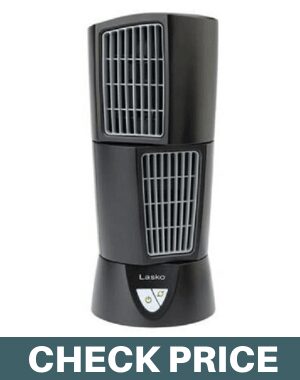 Lasko 4916 Desktop Mini-Tower Oscillating Fan